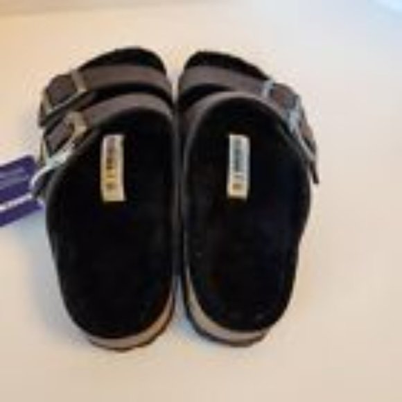 BIRKENSTOCK Women's Arizona Big Backle Fur Sandals- EU 36 / US 5.5, NEW - Picture 11 of 13